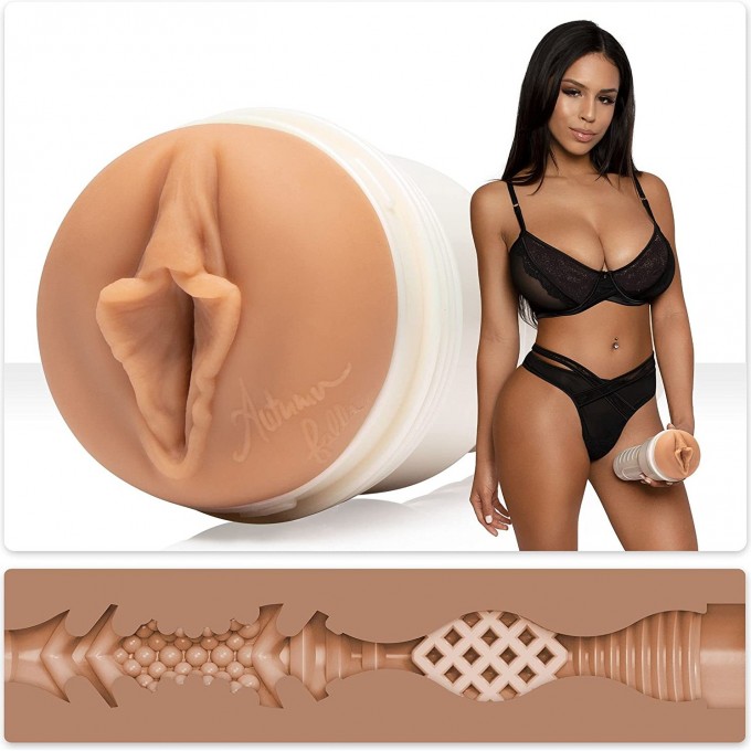 Мастурбатор FLESHLIGHT GIRLS AUTUMN FALLS CREAM, вагина 810476011741